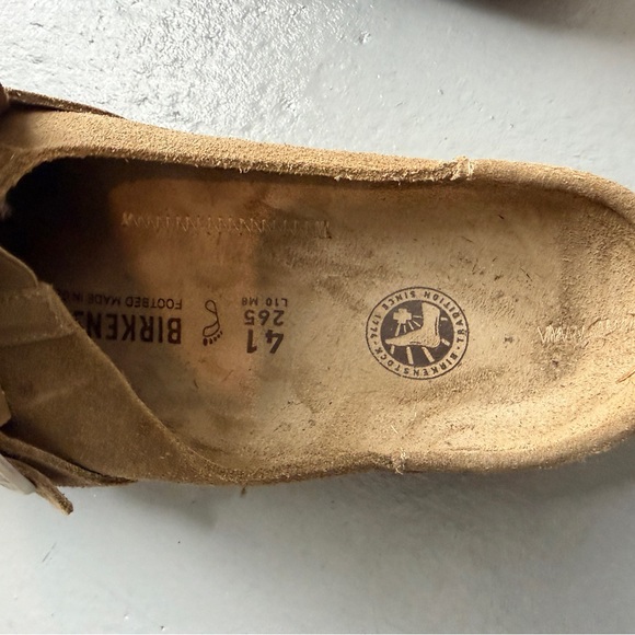 BIRKENSTOCK Buckley Suede Leather Tea Clogs Men\'s Size 41 main image 7
